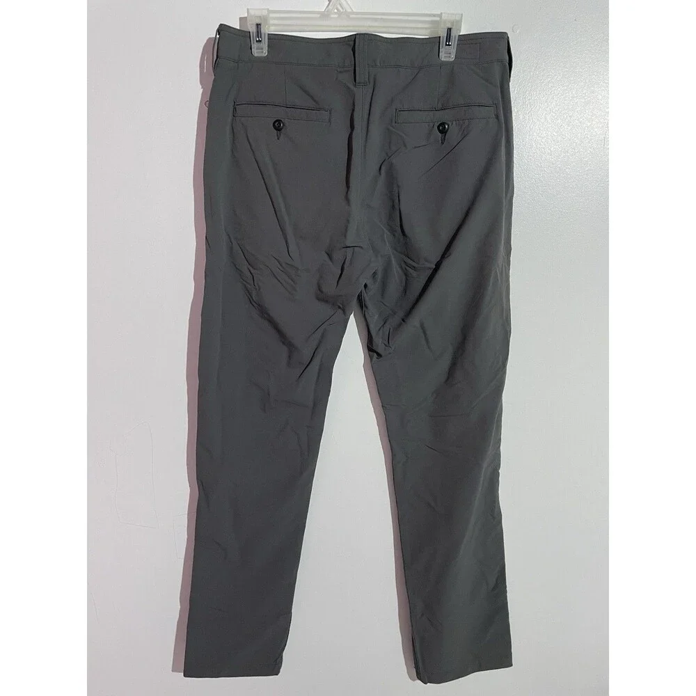 American Giant Pants 32x32 Gray Brigade Nylon Stretch Casual Chino Outdoor Hiker